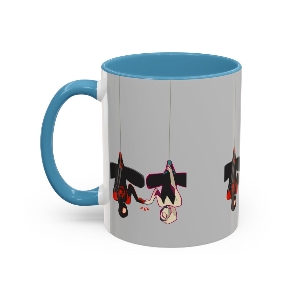 Hanging Penguin Accent Coffee Mug — Cute Couple Birds 11/15oz