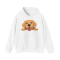 Golden Retriever Peeking Hoodie — Cute Dog Face Pullover for Pet Lovers