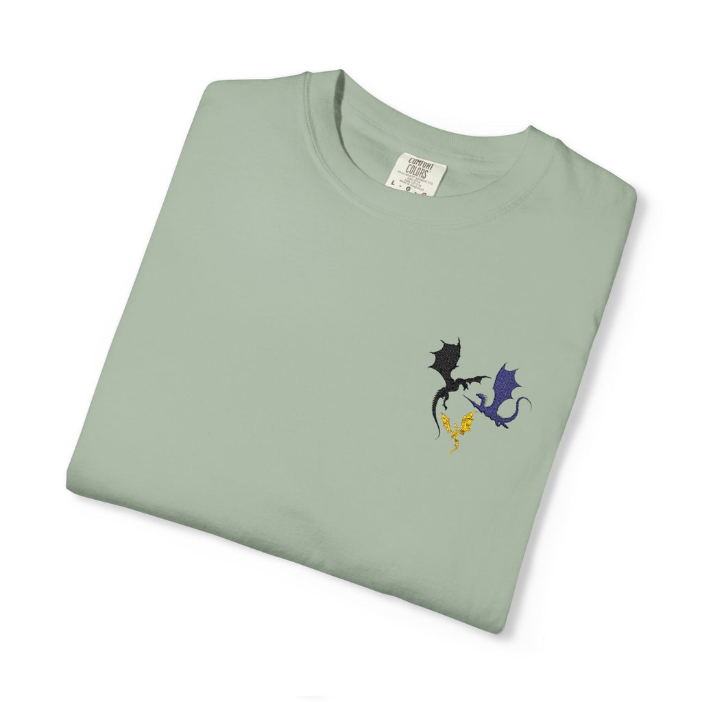 Cute Cat Paw Heart T‑Shirt — Minimalist Chest Pocket Kitty Design