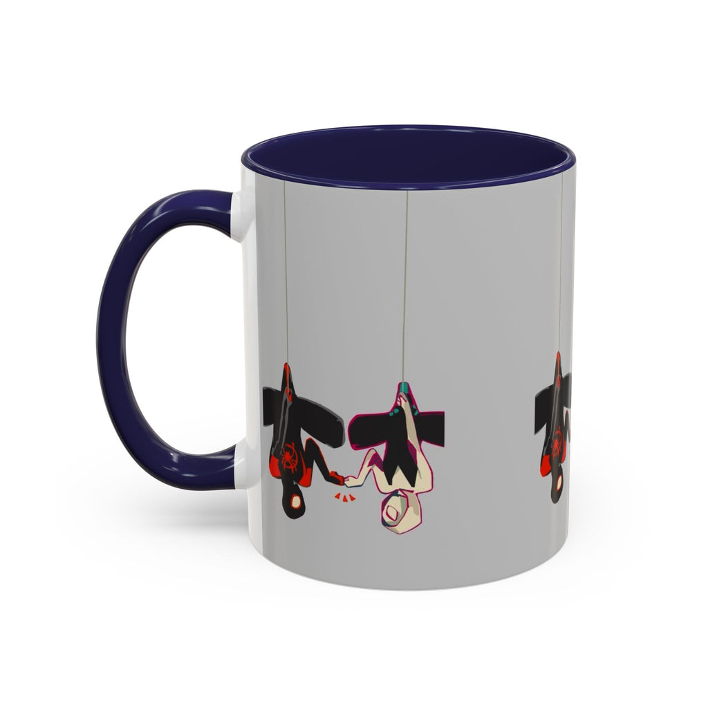 Hanging Penguin Accent Coffee Mug — Cute Couple Birds 11/15oz