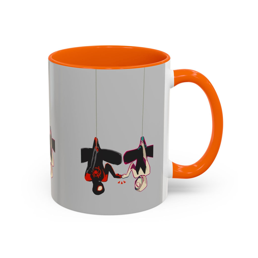 Hanging Penguin Accent Coffee Mug — Cute Couple Birds 11/15oz