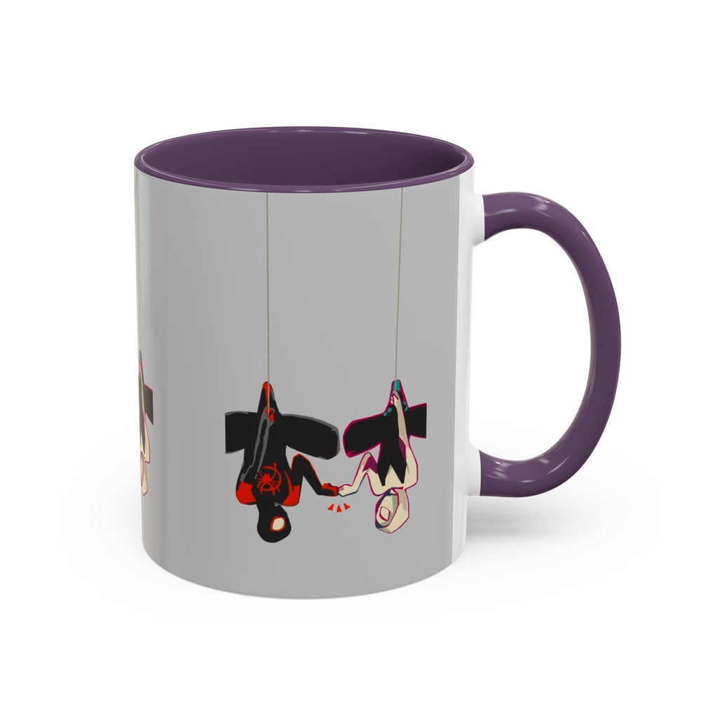 Hanging Penguin Accent Coffee Mug — Cute Couple Birds 11/15oz