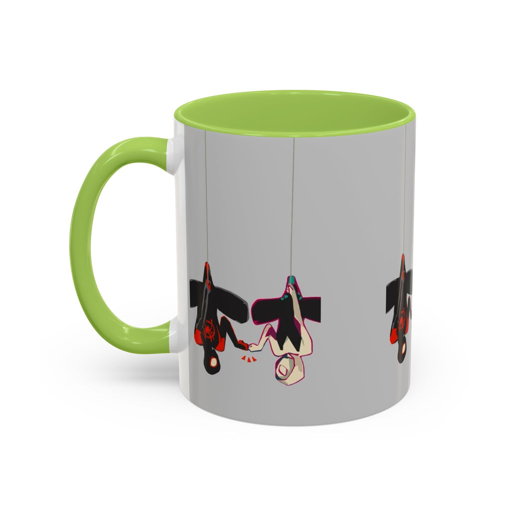 Hanging Penguin Accent Coffee Mug — Cute Couple Birds 11/15oz
