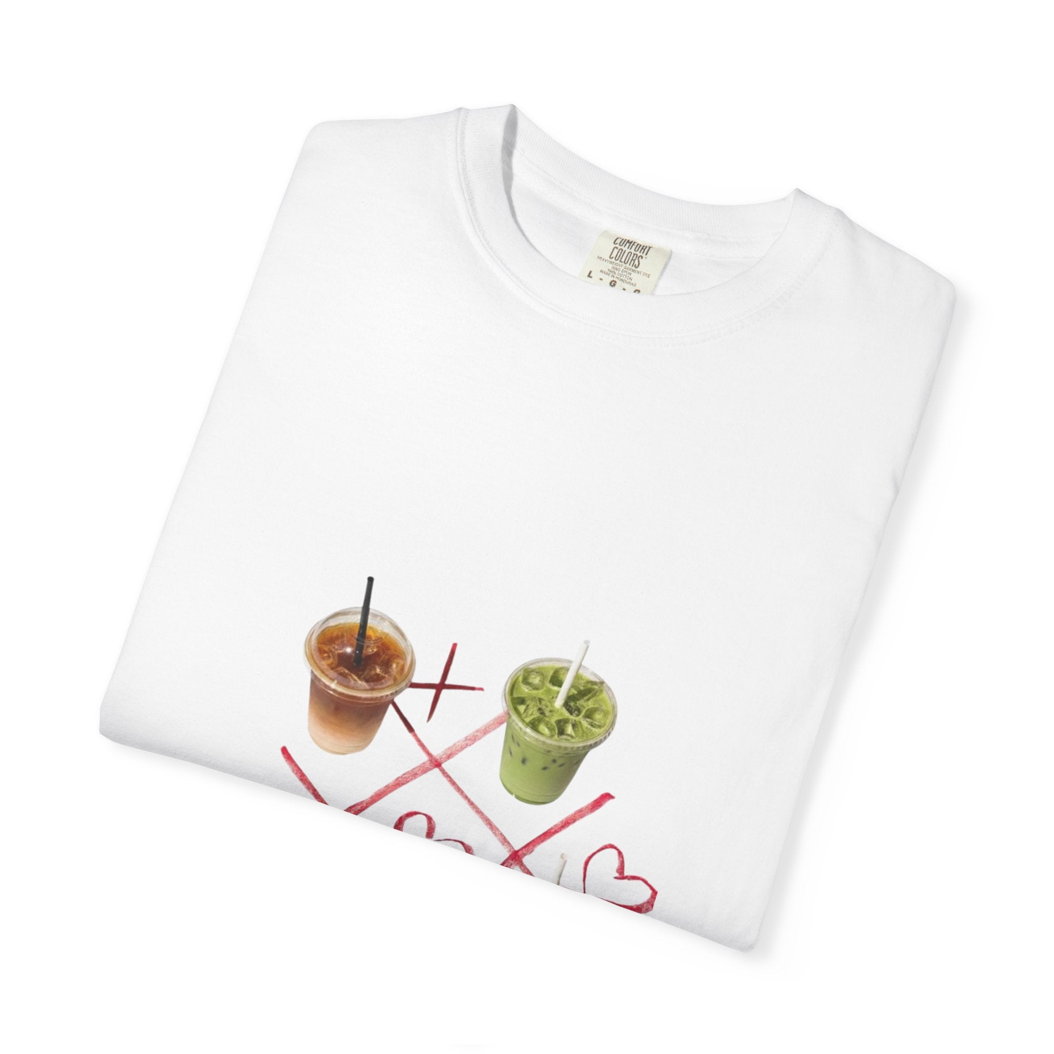 Boba Tic-Tac-Toe T-Shirt — Cute Bubble Tea Graphic Tee