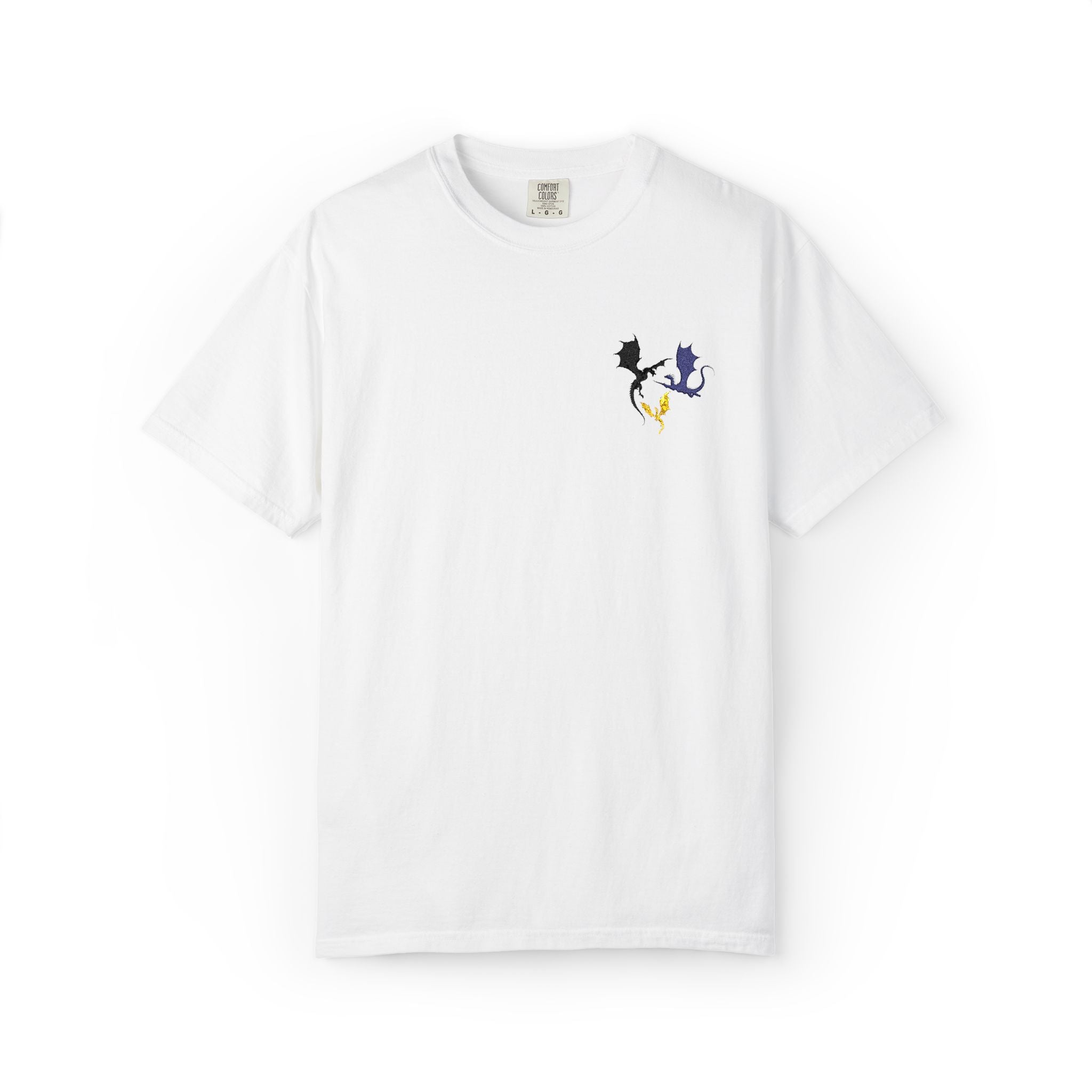 Cute Cat Paw Heart T‑Shirt — Minimalist Chest Pocket Kitty Design