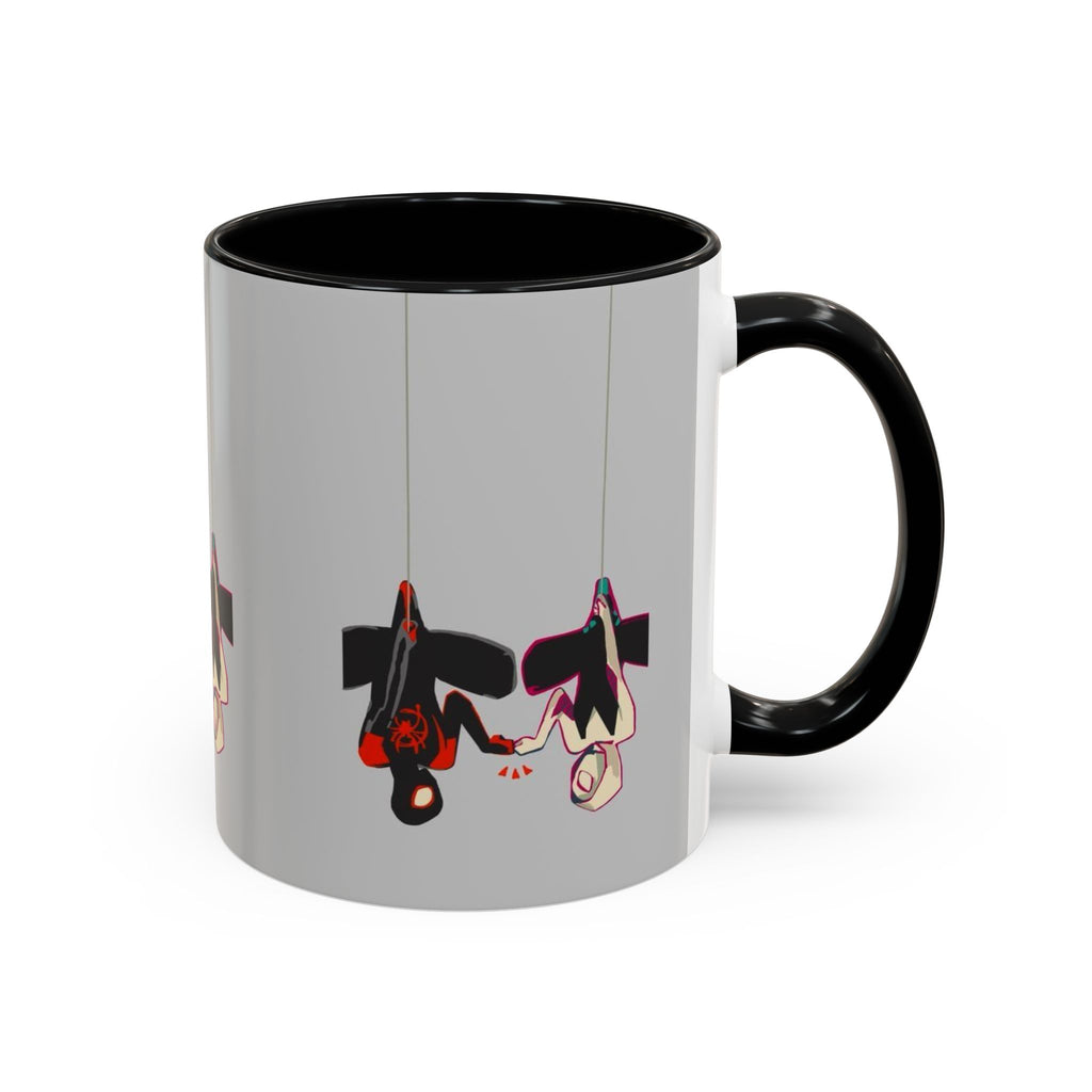 Hanging Penguin Accent Coffee Mug — Cute Couple Birds 11/15oz