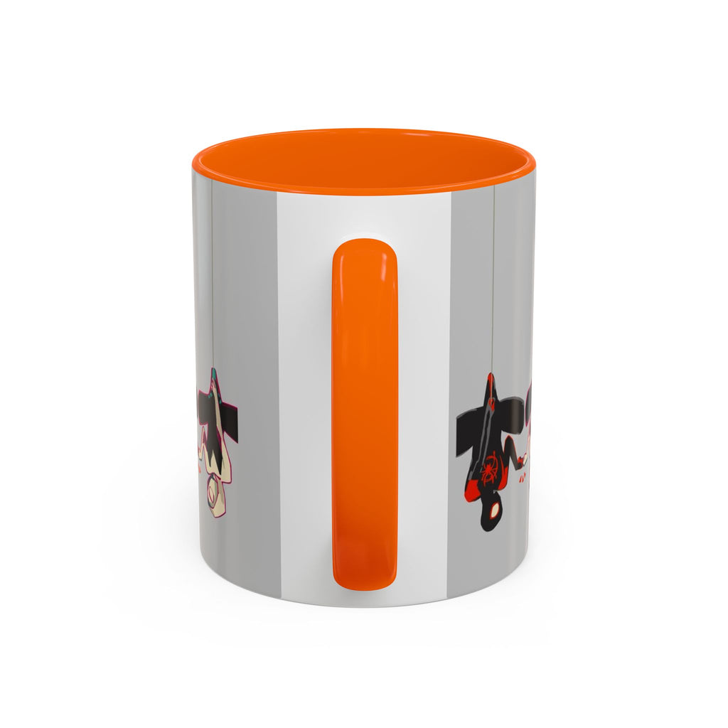 Hanging Penguin Accent Coffee Mug — Cute Couple Birds 11/15oz