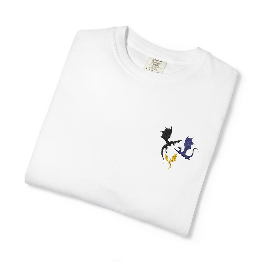 Cute Cat Paw Heart T‑Shirt — Minimalist Chest Pocket Kitty Design