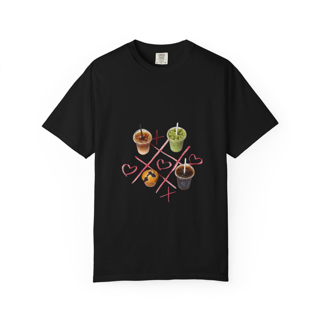 Boba Tic-Tac-Toe T-Shirt — Cute Bubble Tea Graphic Tee