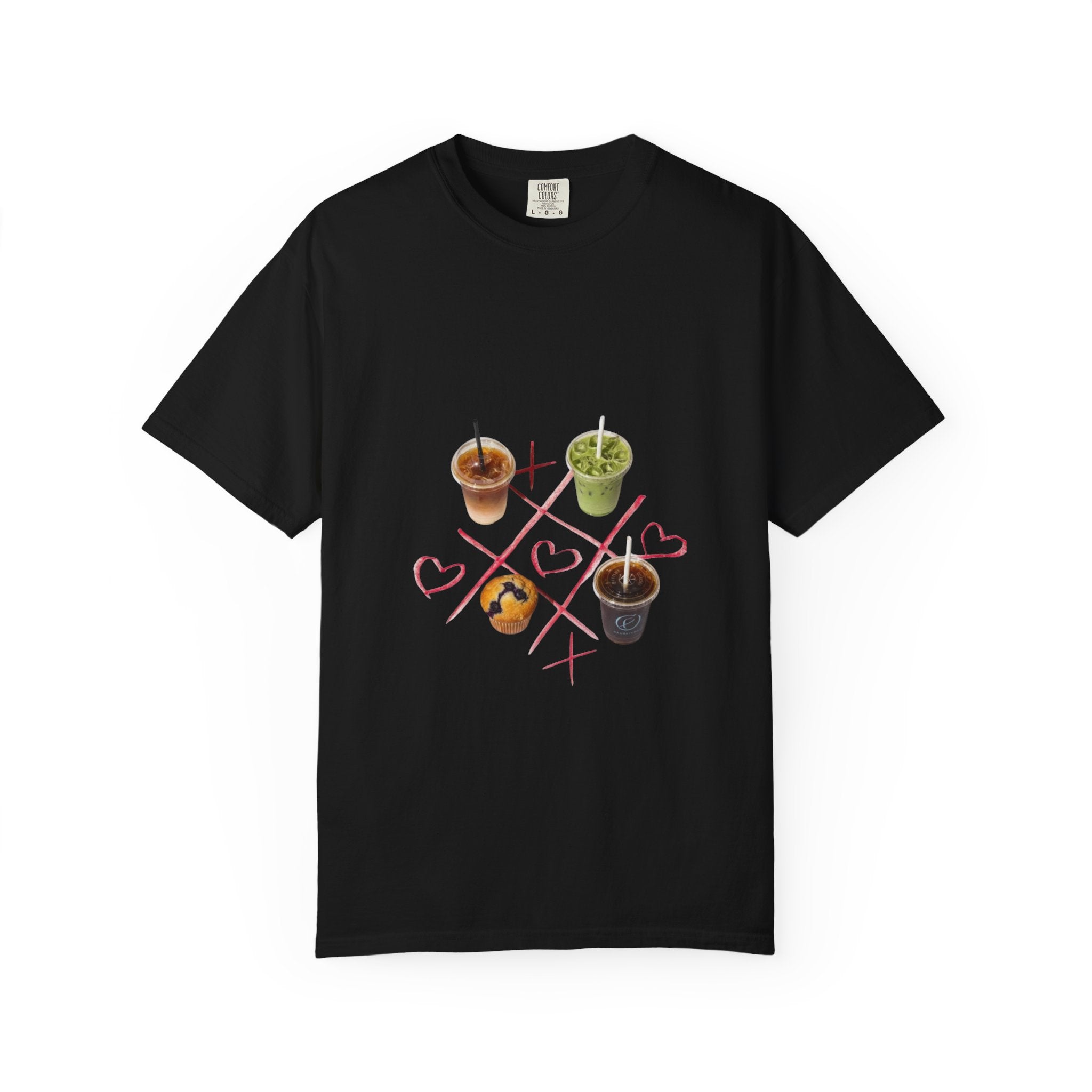 Boba Tic-Tac-Toe T-Shirt — Cute Bubble Tea Graphic Tee