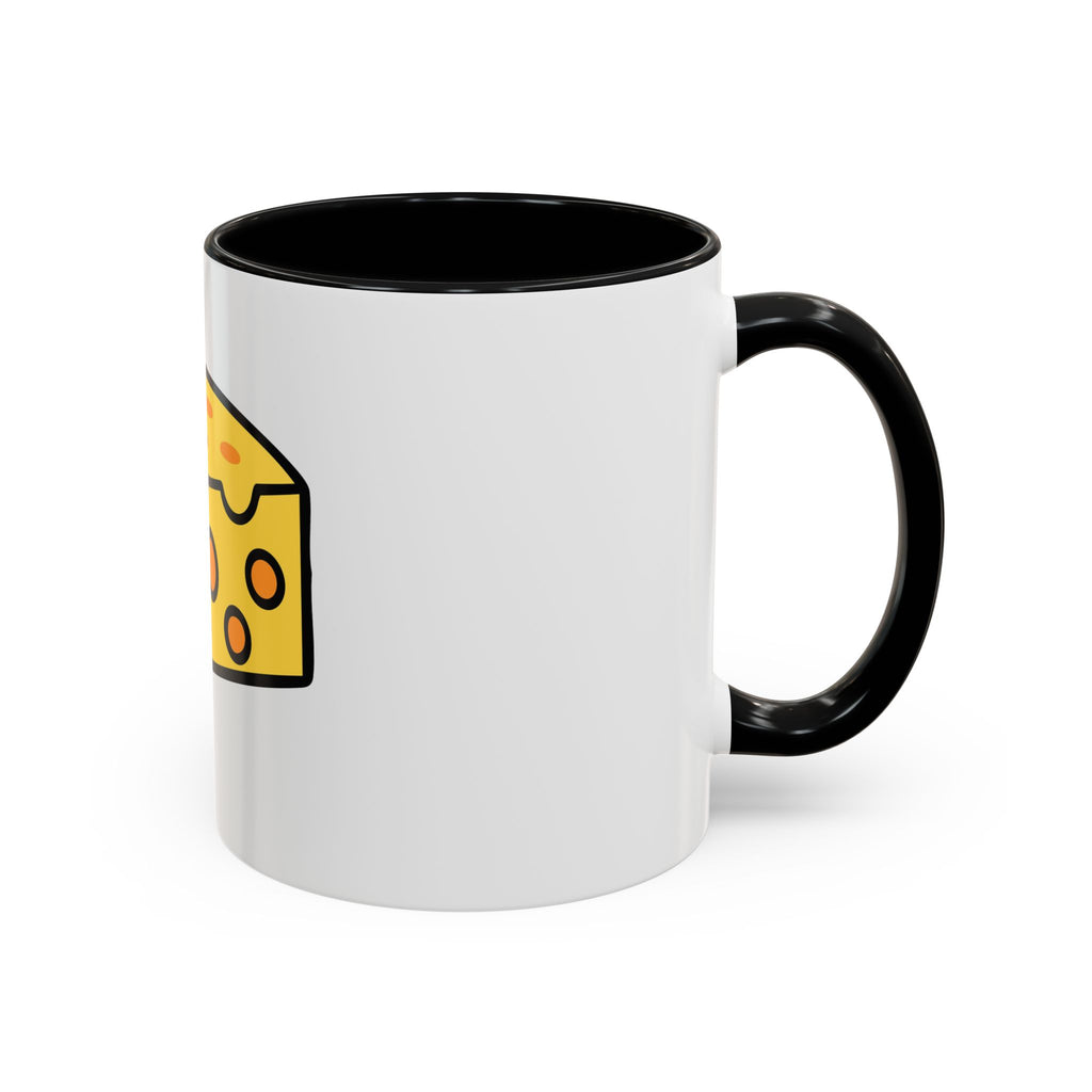 Say Cheese!! Coffee Mug — Cute Cheese Illustration Accent Mug (11/15oz)