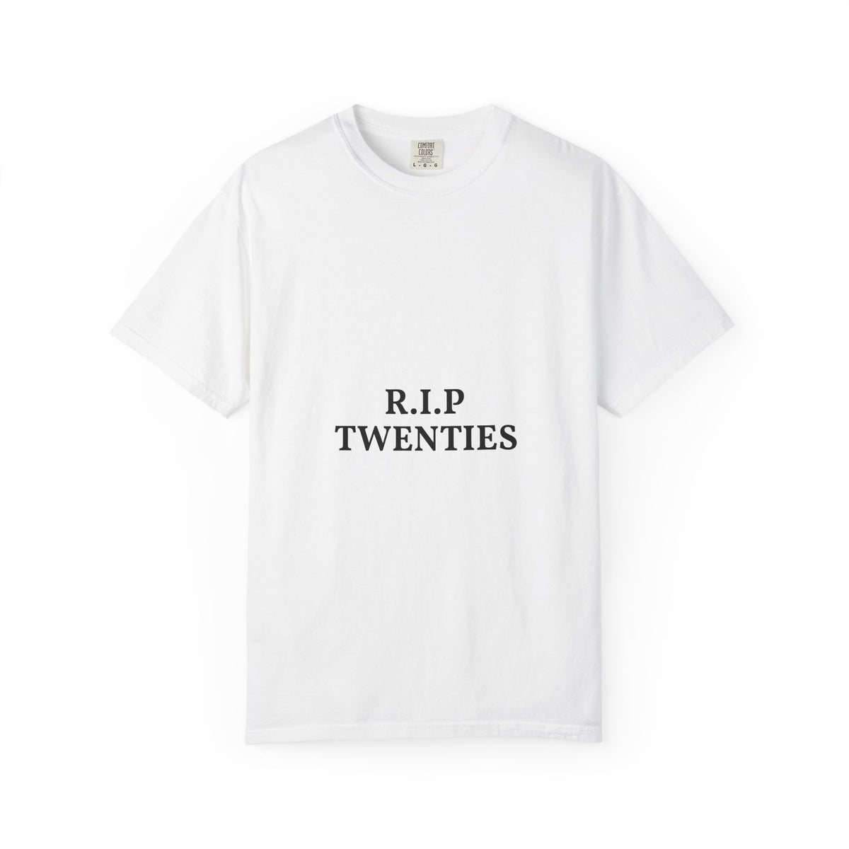 R.I.P. Twenties T-Shirt — Funny 30th Birthday Shirt, Goodbye Twenties Milestone Tee