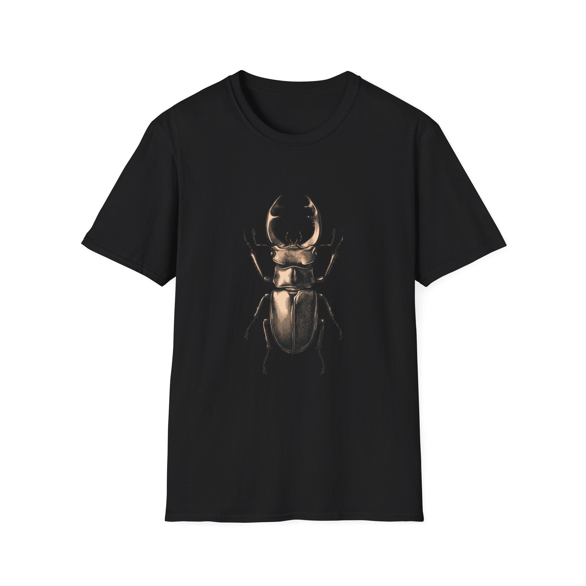 Stag Beetle Graphic T-Shirt — Vintage Insect Nature Tee