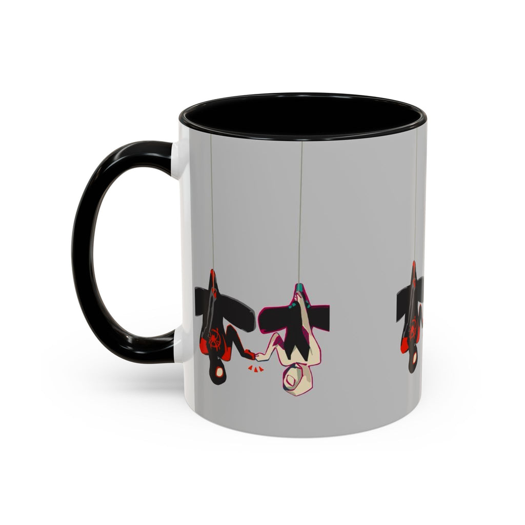 Hanging Penguin Accent Coffee Mug — Cute Couple Birds 11/15oz