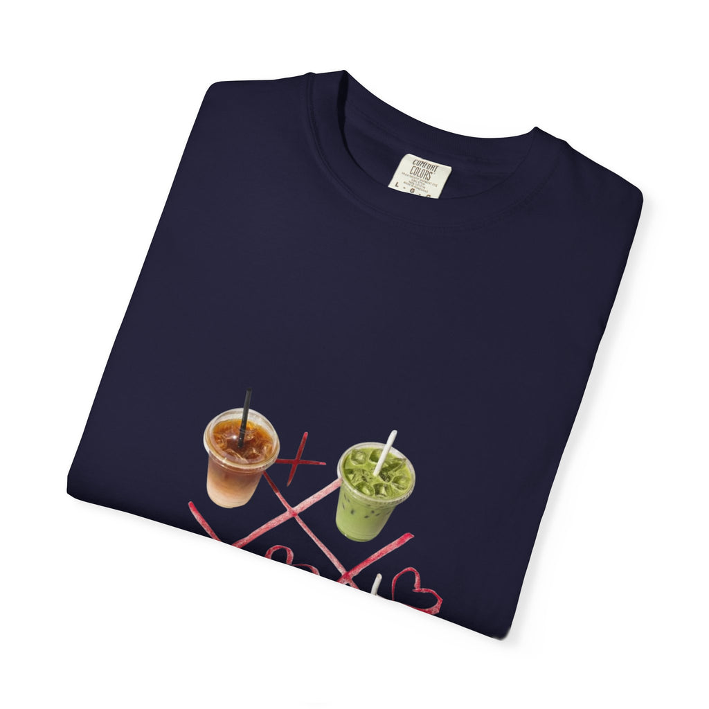 Boba Tic-Tac-Toe T-Shirt — Cute Bubble Tea Graphic Tee