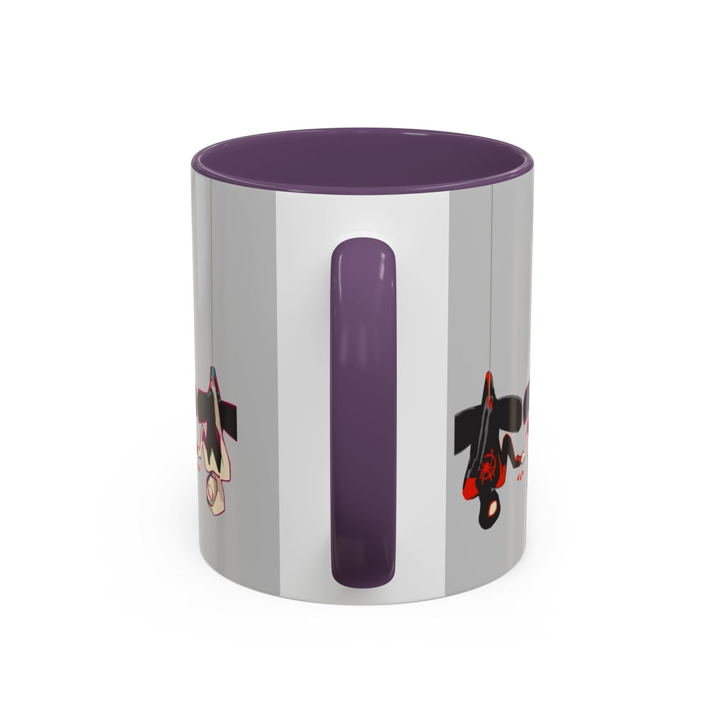 Hanging Penguin Accent Coffee Mug — Cute Couple Birds 11/15oz