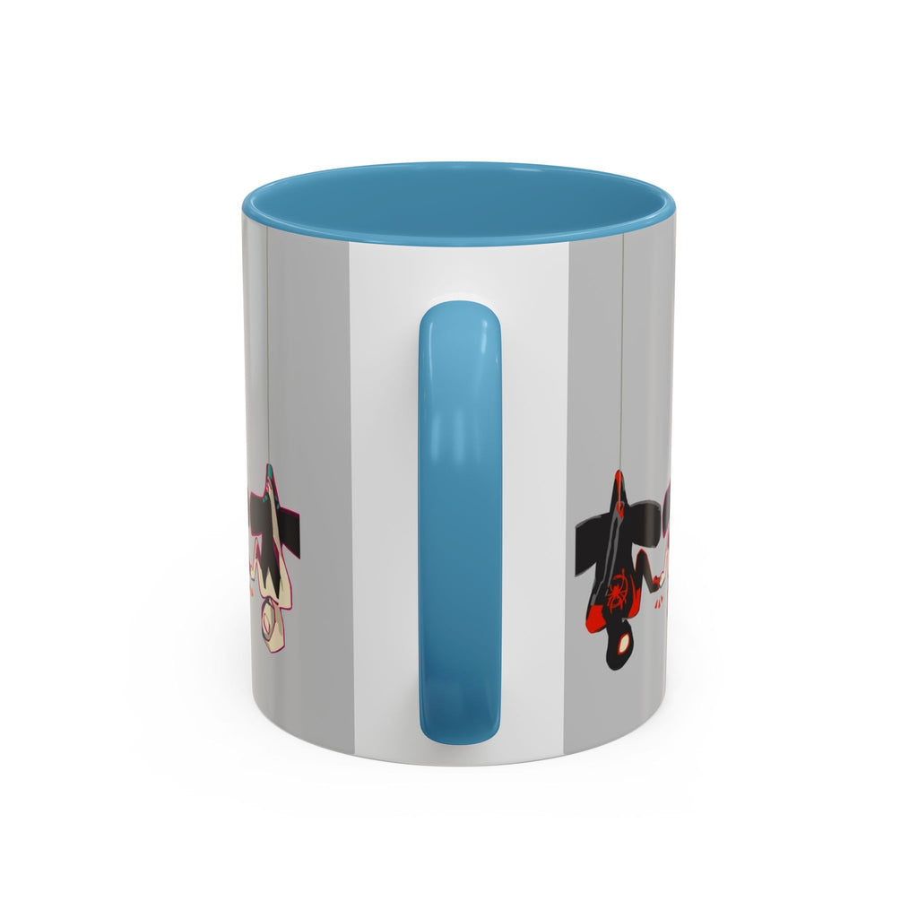 Hanging Penguin Accent Coffee Mug — Cute Couple Birds 11/15oz