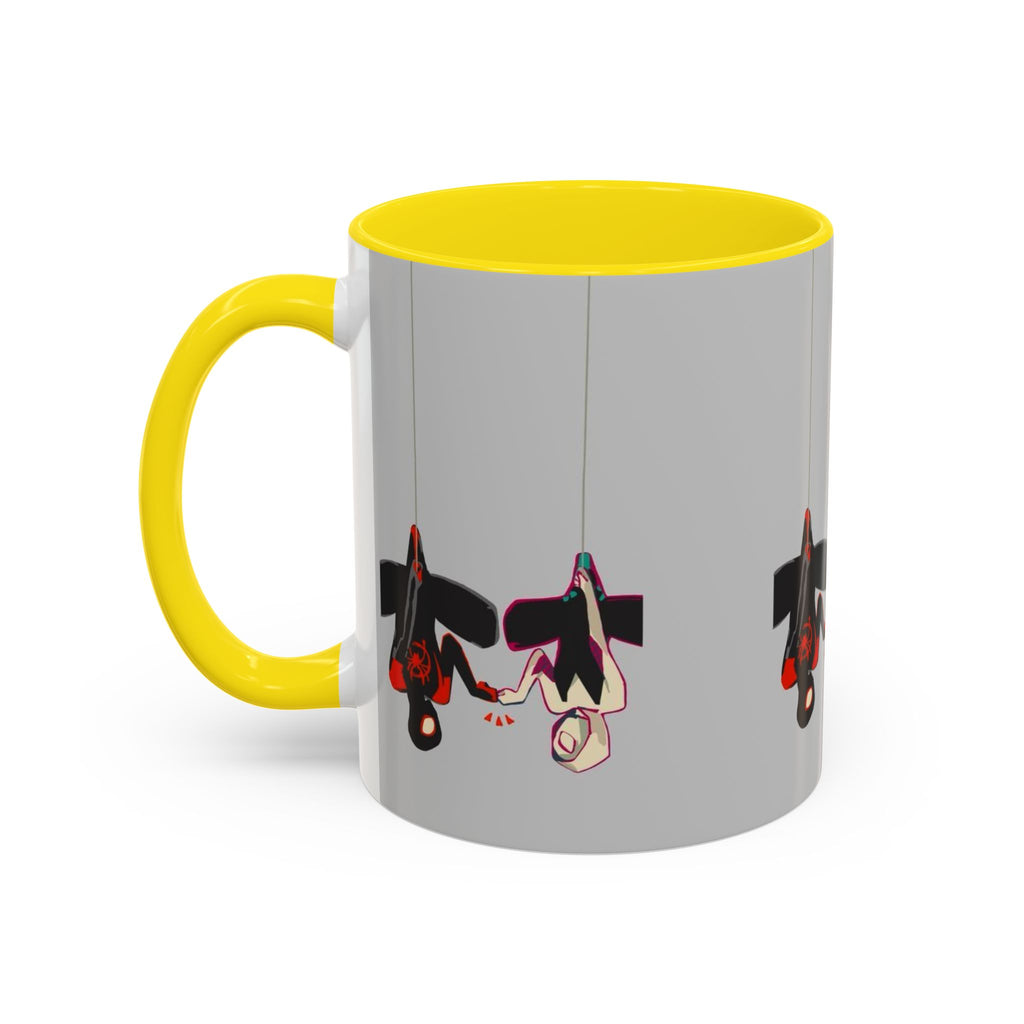 Hanging Penguin Accent Coffee Mug — Cute Couple Birds 11/15oz