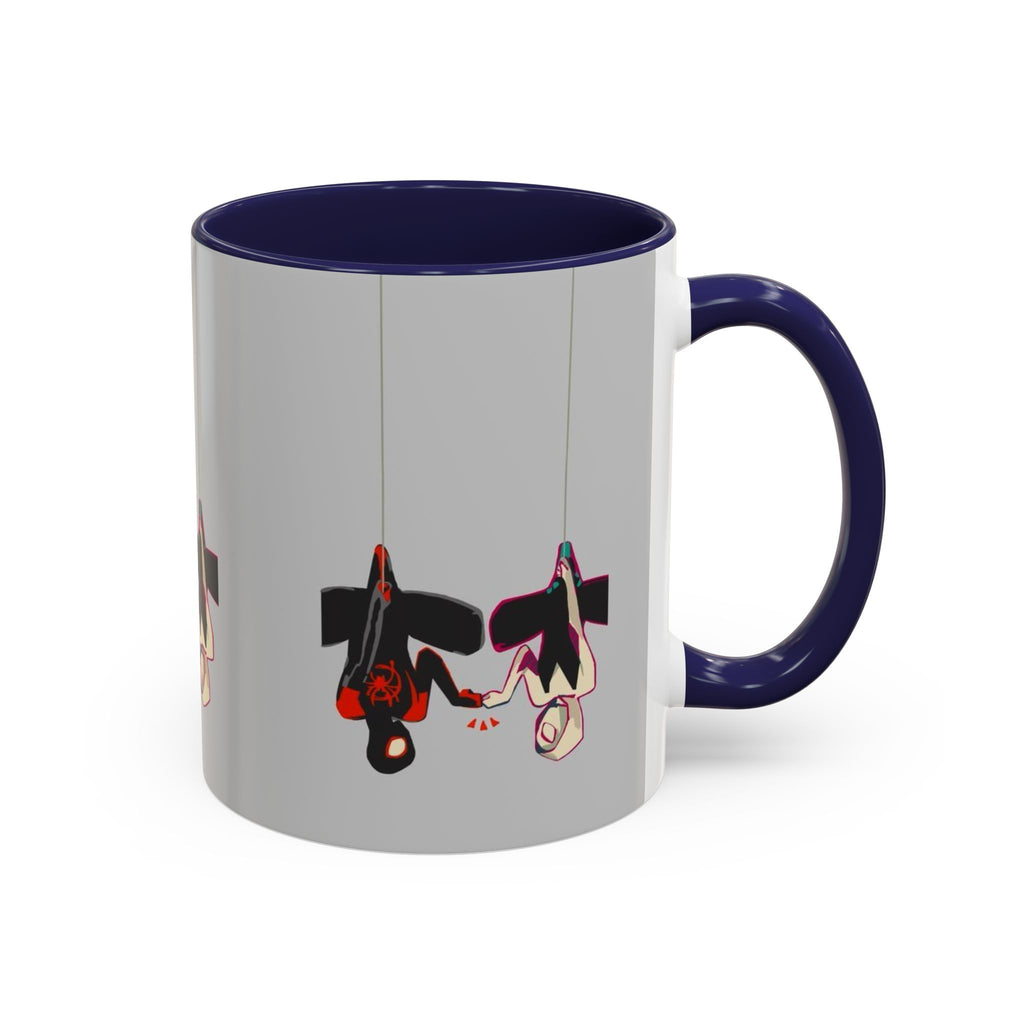 Hanging Penguin Accent Coffee Mug — Cute Couple Birds 11/15oz