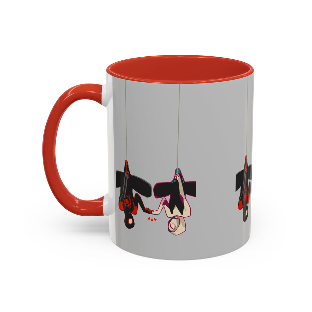 Hanging Penguin Accent Coffee Mug — Cute Couple Birds 11/15oz