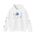 Sea Turtle & Shells Hoodie — Watercolor Ocean Whale Turtle Pullover