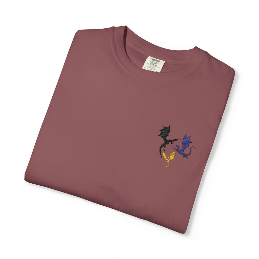 Cute Cat Paw Heart T‑Shirt — Minimalist Chest Pocket Kitty Design