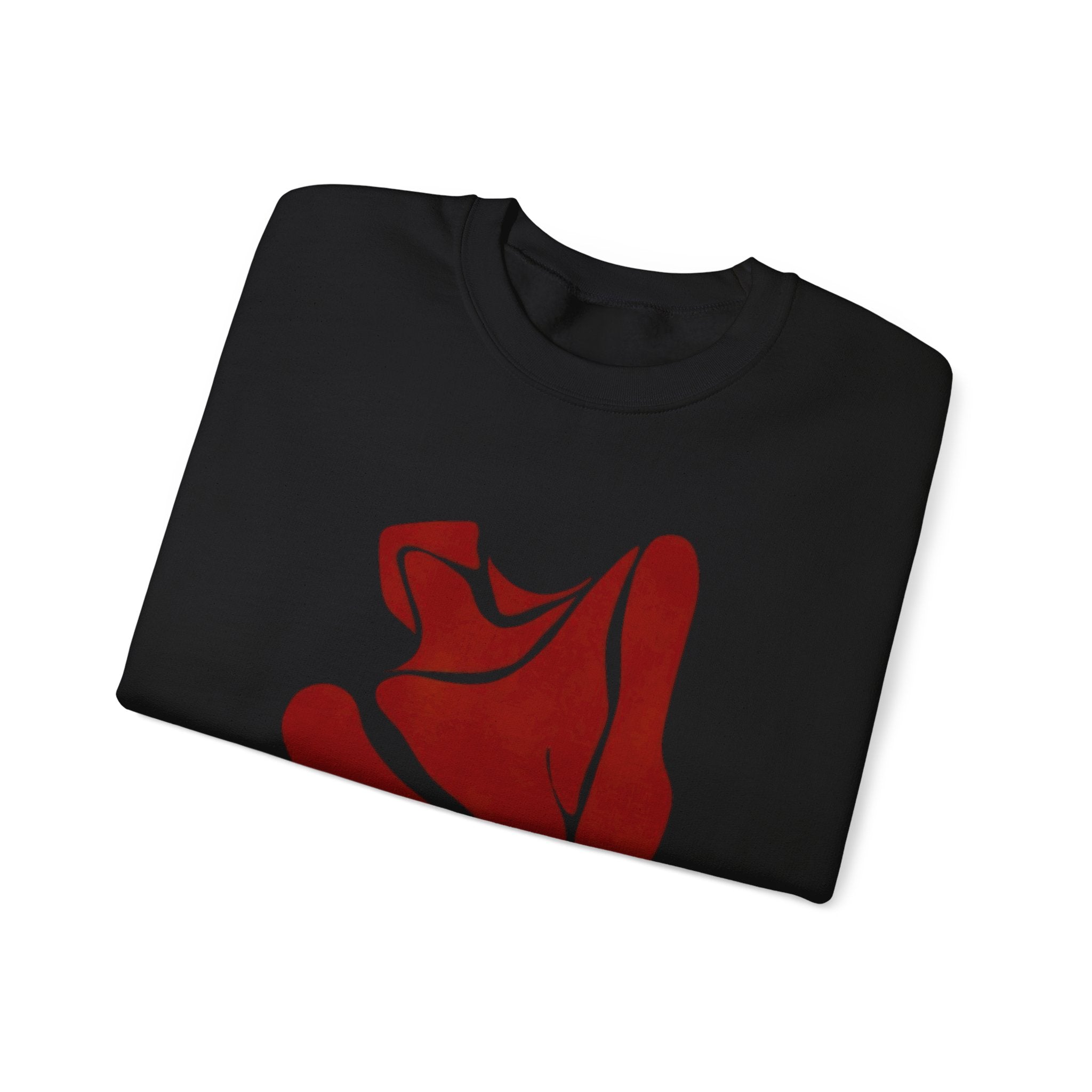 Abstract Rose Crewneck Sweatshirt