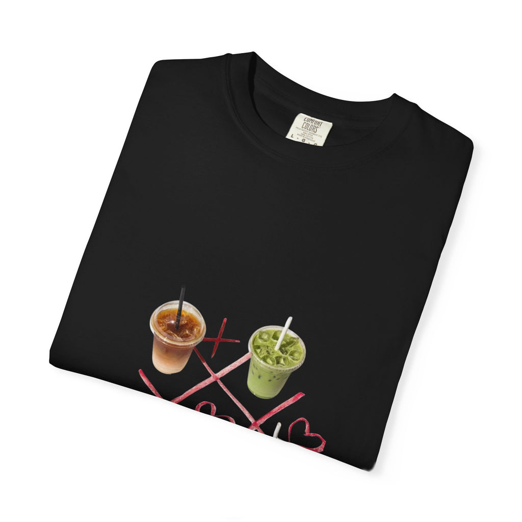 Boba Tic-Tac-Toe T-Shirt — Cute Bubble Tea Graphic Tee