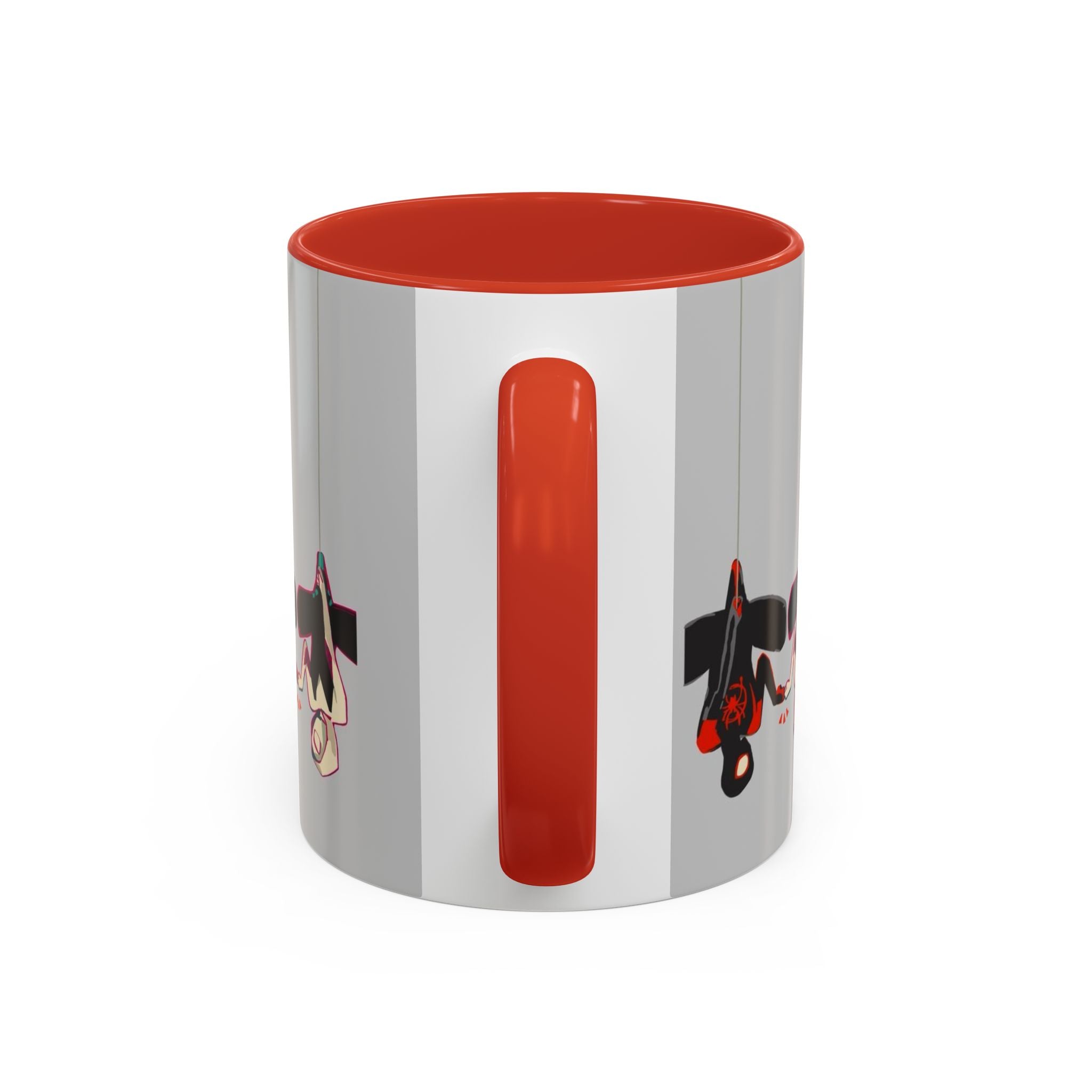 Hanging Penguin Accent Coffee Mug — Cute Couple Birds 11/15oz
