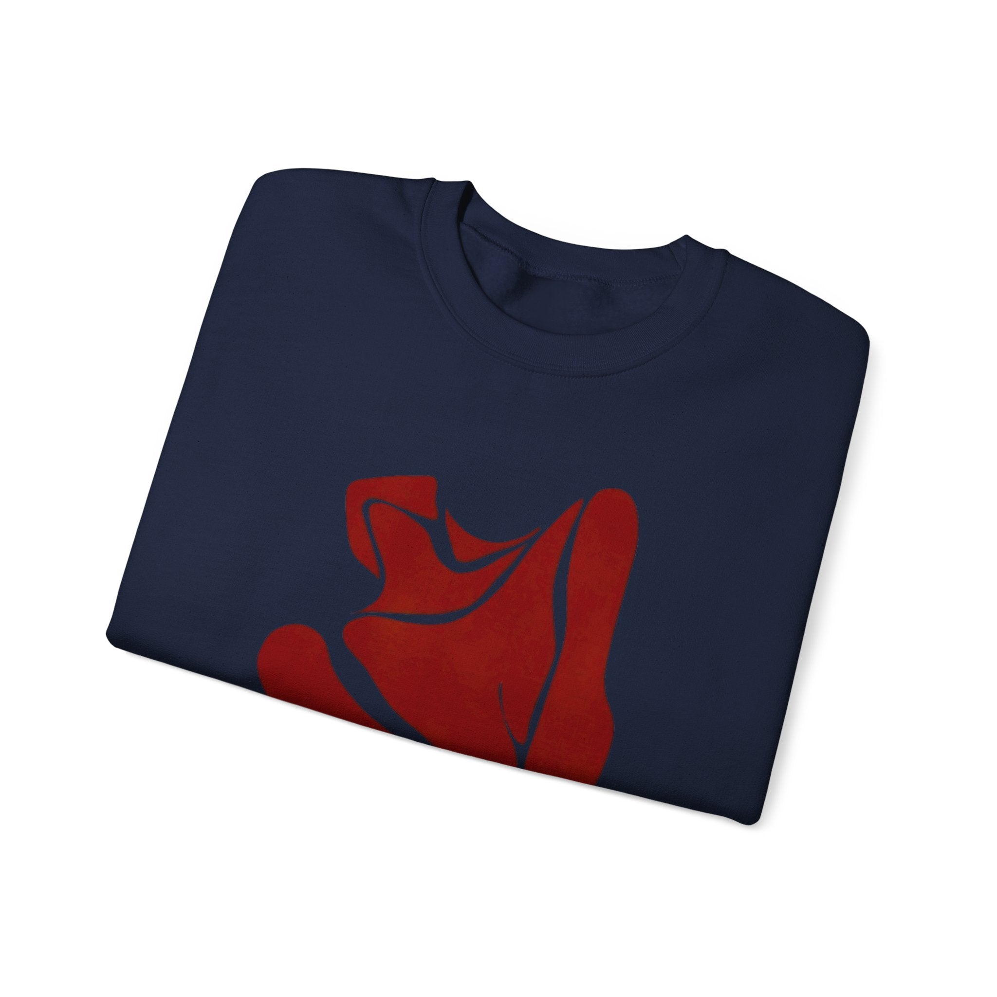 Abstract Rose Crewneck Sweatshirt