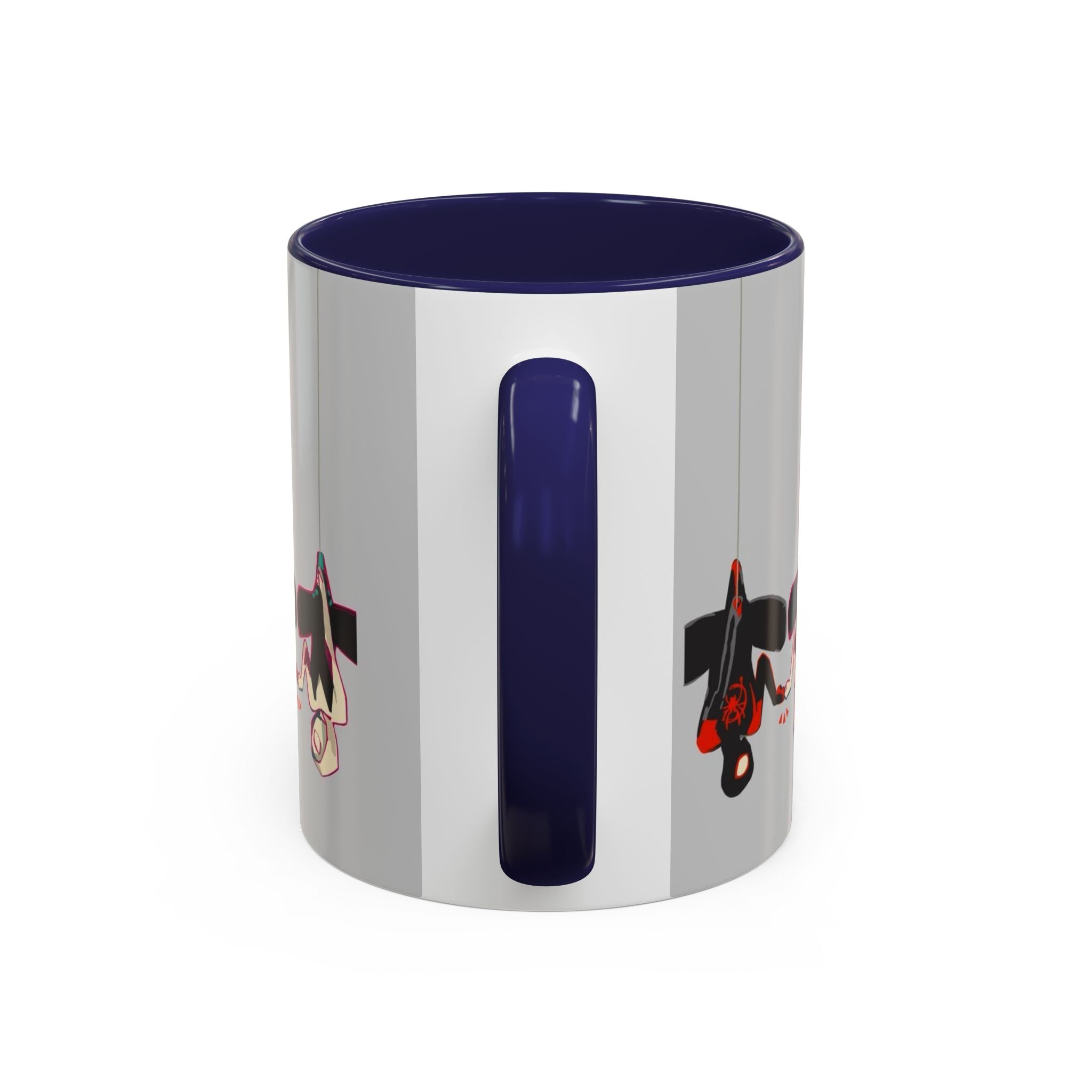 Hanging Penguin Accent Coffee Mug — Cute Couple Birds 11/15oz