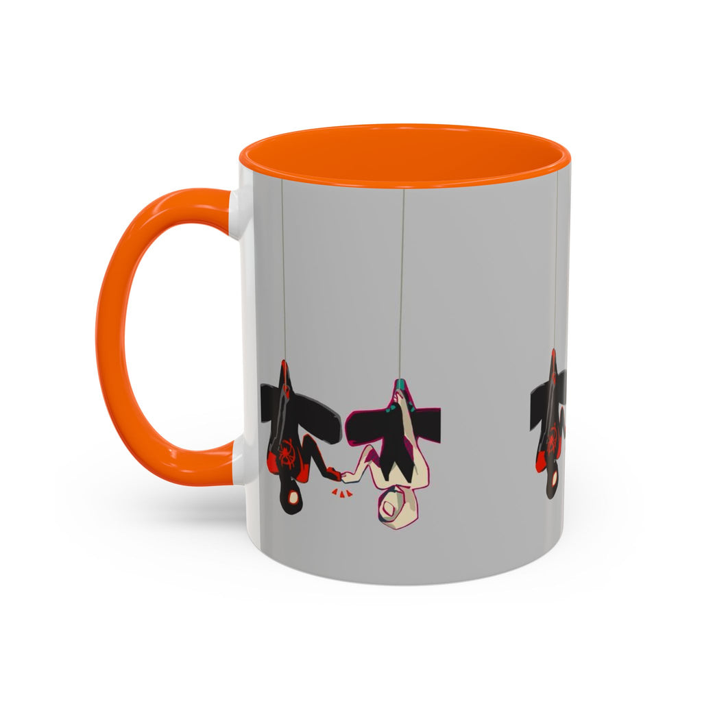 Hanging Penguin Accent Coffee Mug — Cute Couple Birds 11/15oz